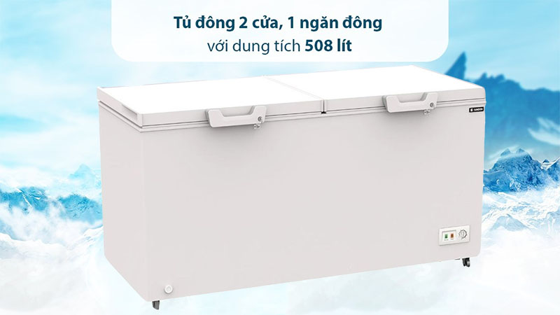 Tủ đông nằm Sanden SCF-0615 - Hàng chính hãng
