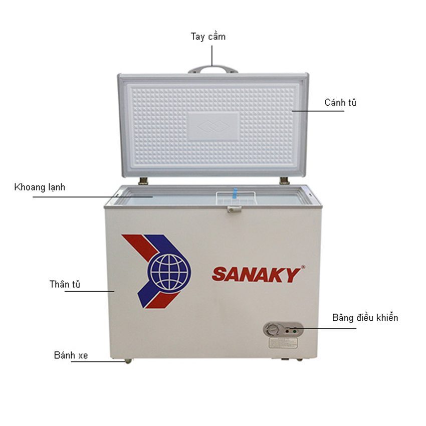 Tủ đông Sanaky VH-225HY2 - Hàng chính hãng