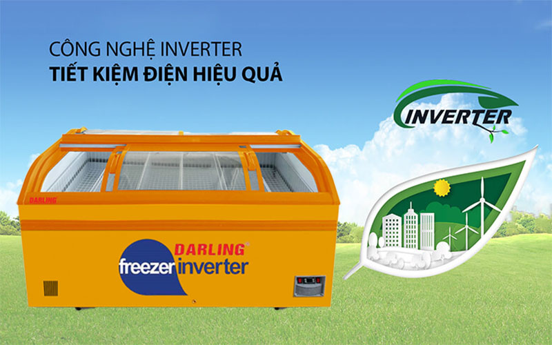 Tủ đông siêu thị Inverter Darling DMF-10079ASKI - Hàng chính hãng