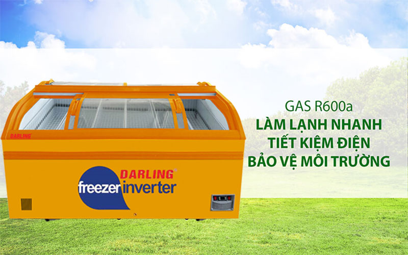 Tủ đông siêu thị Inverter Darling DMF-10079ASKI - Hàng chính hãng