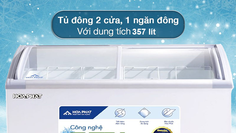 Tủ đông trưng bày Hòa Phát HSF-AD6357.C1 - Hàng chính hãng