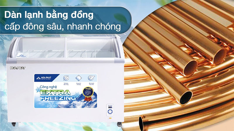 Tủ đông trưng bày Hòa Phát HSF-AD6357.C1 - Hàng chính hãng