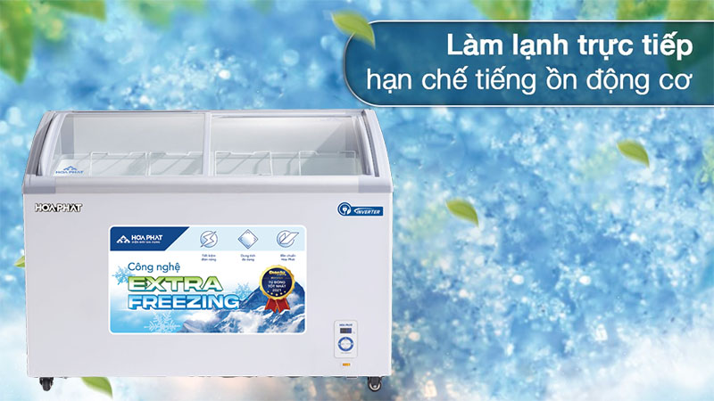 Tủ đông trưng bày Inverter Hòa Phát HSF-AD8451.C1 - Hàng chính hãng