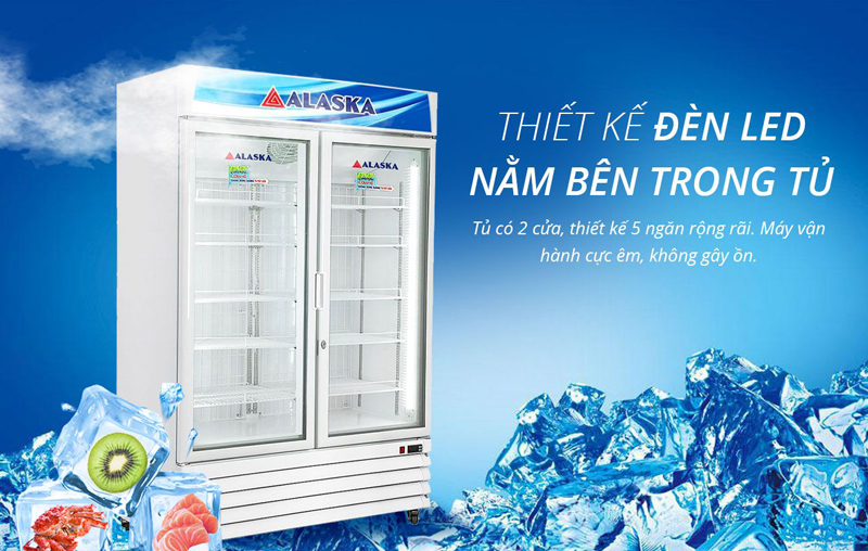 Tủ đông đứng Alaska IF-700G2 - Hàng chính hãng