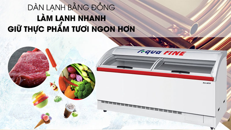 Tủ đông trưng bày kem AquaFine JW-450HF - Hàng chính hãng