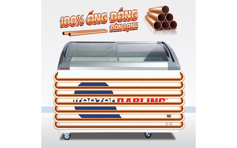 Tủ đông trưng bày Darling DMF-3579AEK - Hàng chính hãng