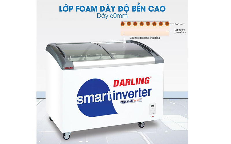 Tủ kem thông minh Inverter Darling DMF-5079ASKI - Hàng chính hãng
