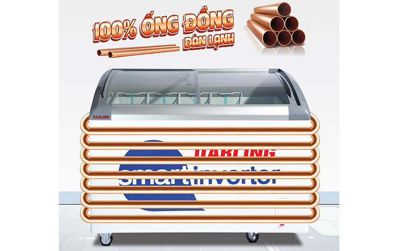 Tủ kem thông minh Inverter Darling DMF-6079ASKI - Hàng chính hãng