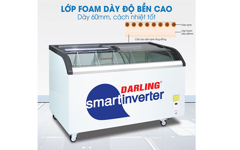 Tủ kem thông minh Inverter Darling DMF-7079ASKI-1 - Hàng chính hãng