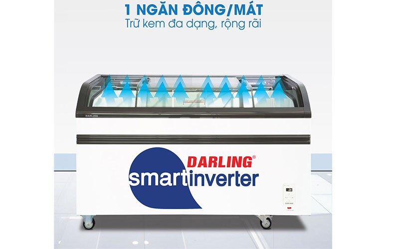 Tủ kem thông minh Inverter Darling DMF-9079ASKI - Hàng chính hãng