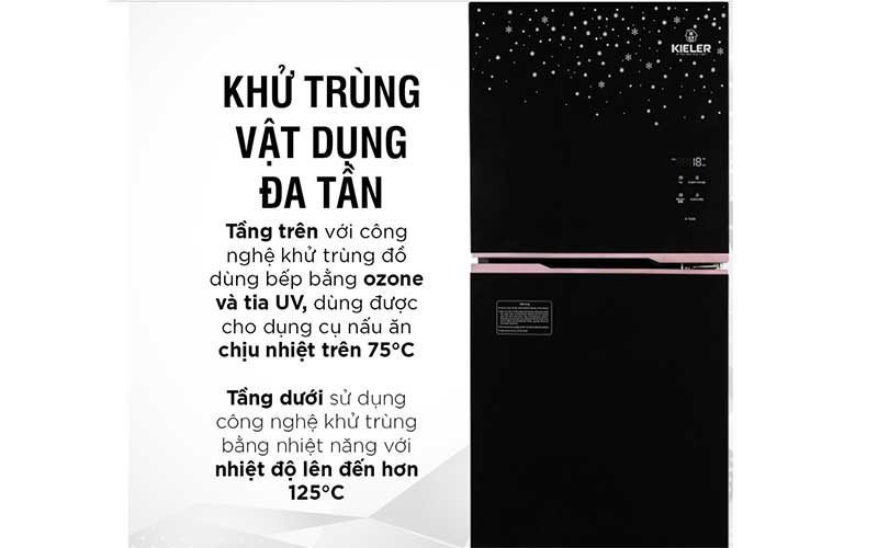 Tủ khử khuẩn chén bát Kieler KL-TC650 - Hàng chính hãng