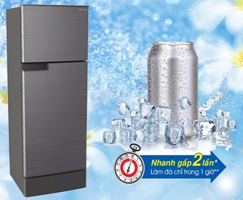 Tủ lạnh 165 lít Inverter Sharp SJ-X176E-DSS - Hàng chính hãng