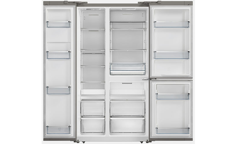 Tủ lạnh 3 cánh T Door Kaff KF-BCD580W - Hàng chính hãng