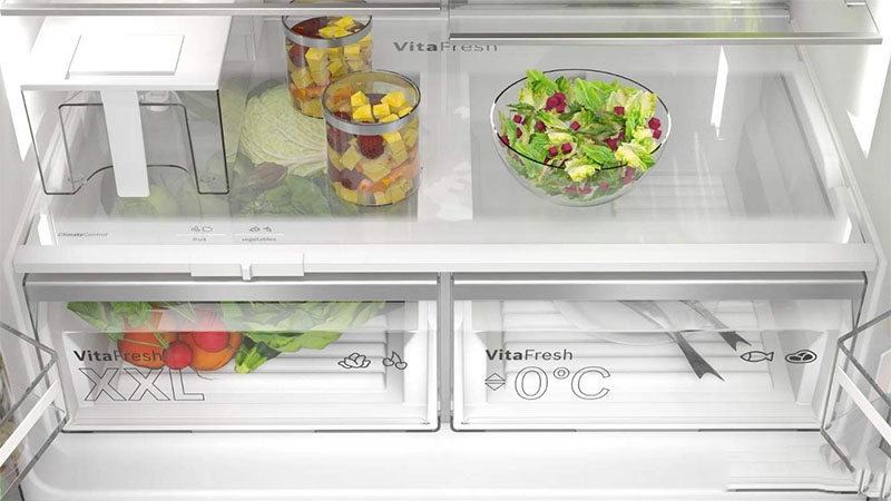 Tủ lạnh 4 cánh 574 lít Bosch KFI96AXEA - Hàng chính hãng