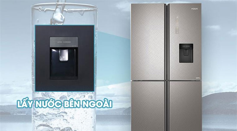 Tủ Lạnh AQUA Inverter 511 Lít AQR-IGW525EM(GD) - Hàng chính hãng