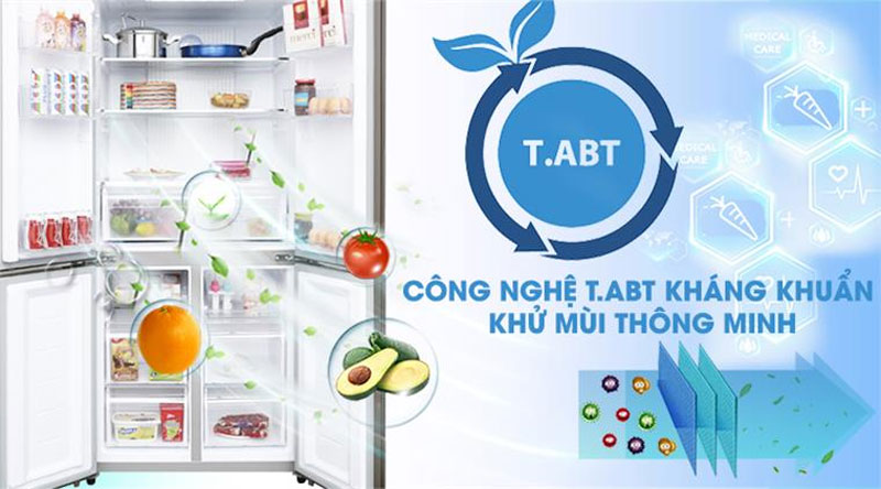 Tủ Lạnh AQUA Inverter 511 Lít AQR-IGW525EM(GD) - Hàng chính hãng