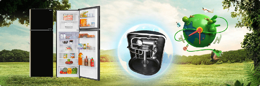 Tủ lạnh Aqua Inveter AQR-IG248EN (GB) - Hàng chính hãng