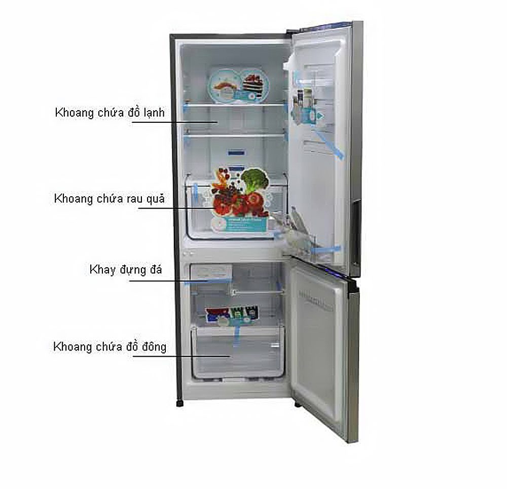 Tủ lạnh Electrolux EBB-2600MG- Màu xám - Hàng chính hãng