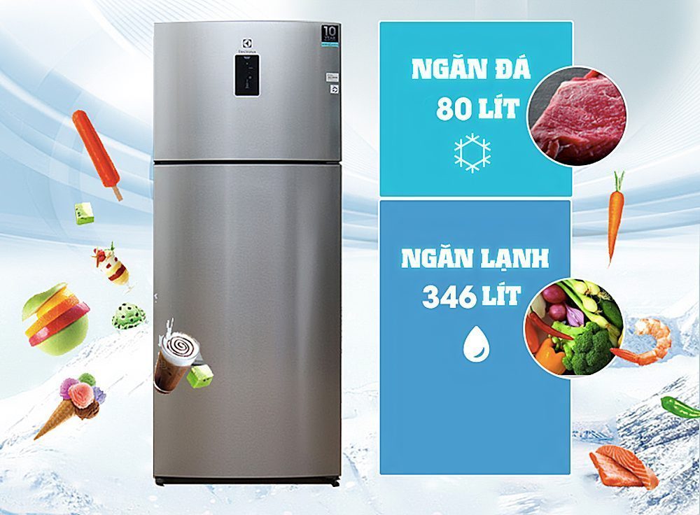 Tủ lạnh Electrolux ETB-4602GA - Hàng chính hãng