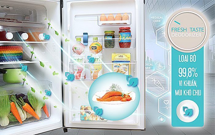 Tủ lạnh Electrolux ETB2102BG - Hàng chính hãng