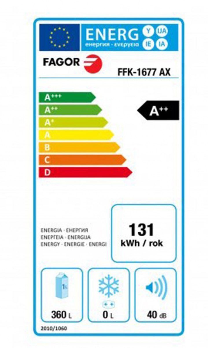 Tủ lạnh Fagor FFK1677AX - Hàng chính hãng