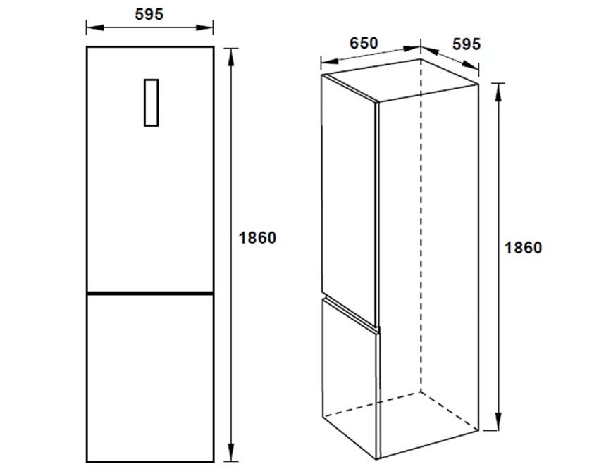 Tủ lạnh Hafele HF-BF324 534.14.230 - Hàng chính hãng