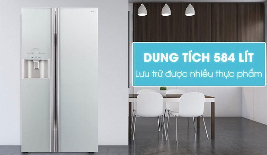 Tủ lạnh Inverter Hitachi R-M700GPGV2-GS - Hàng chính hãng
