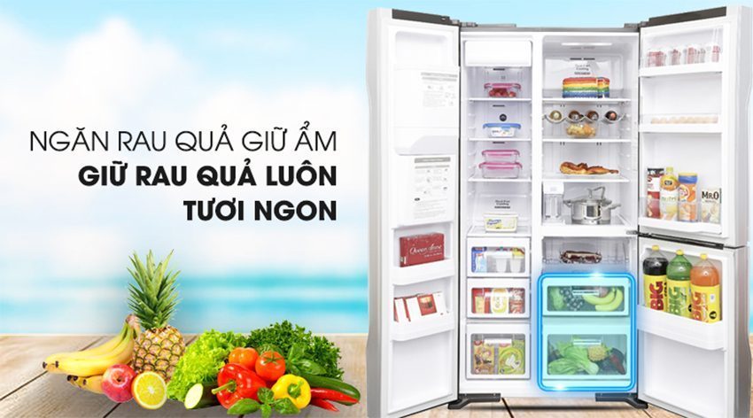 Tủ lạnh Hitachi Inverter 584 lít R-M700GPGV2X MIR - Hàng chính hãng