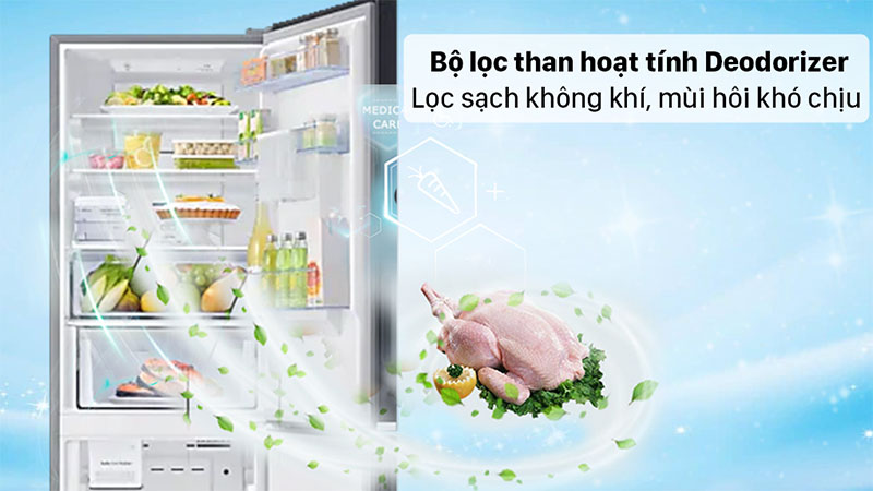 Tủ lạnh Inverter 307 lít Samsung RB30N4190BU/SV - Hàng chính hãng