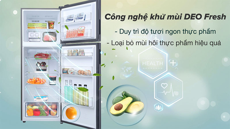 Tủ lạnh Inverter 357 lít Aqua AQR-T376FA(FB) - Hàng chính hãng