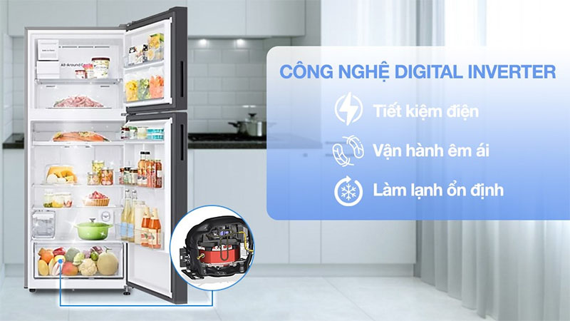 Tủ lạnh Inverter 385 lít Bespoke Samsung RT38CB668412SV - Hàng chính hãng