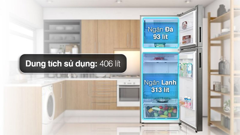 Tủ lạnh Inverter 406 lít Samsung RT42CG6584S9SV - Hàng chính hãng