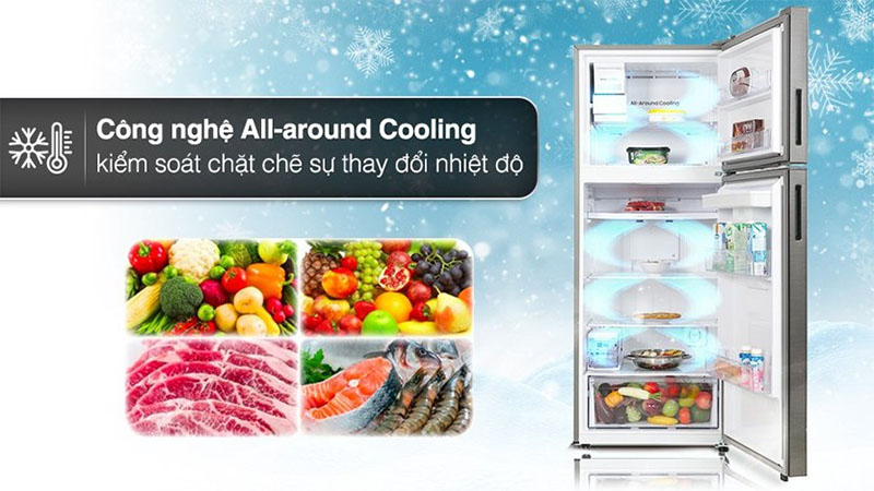 Tủ lạnh Inverter 406 lít Samsung RT42CG6584S9SV - Hàng chính hãng