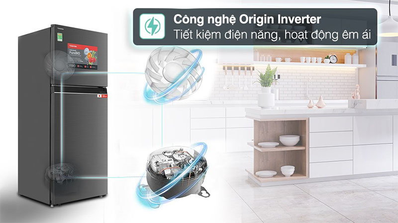 Tủ lạnh Inverter 411 lít Toshiba GR-RT559WE-PMV(58)-MM - Hàng chính hãng