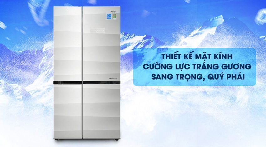 Tủ lạnh Inverter Aqua AQR-IG585AS GS - Hàng chính hãng