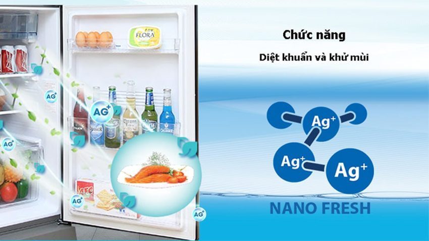Tủ lạnh Inverter Aqua AQR-IP286AB - Hàng chính hãng