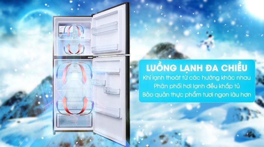 Tủ lạnh Inverter Aqua AQR-IU356DN DB - Hàng chính hãng