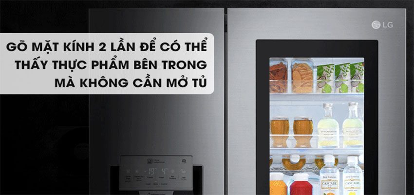 Tủ lạnh Inverter Instaview Door In Door LG GR-X247JS - Hàng chính hãng