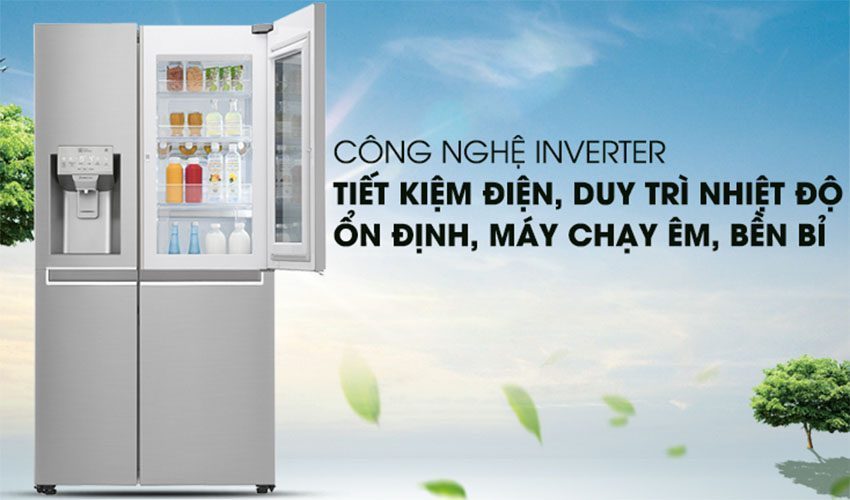 Tủ lạnh Inverter Instaview Door In Door LG GR-X247JS - Hàng chính hãng