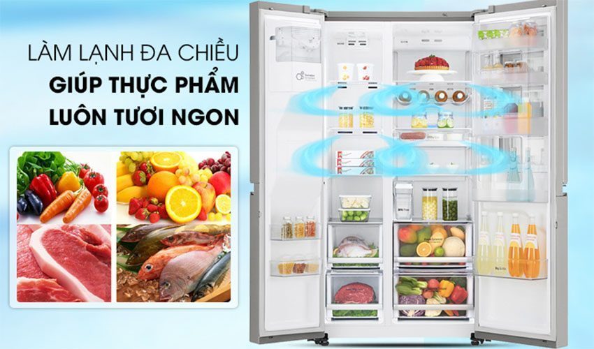 Tủ lạnh Inverter Instaview Door In Door LG GR-X247JS - Hàng chính hãng