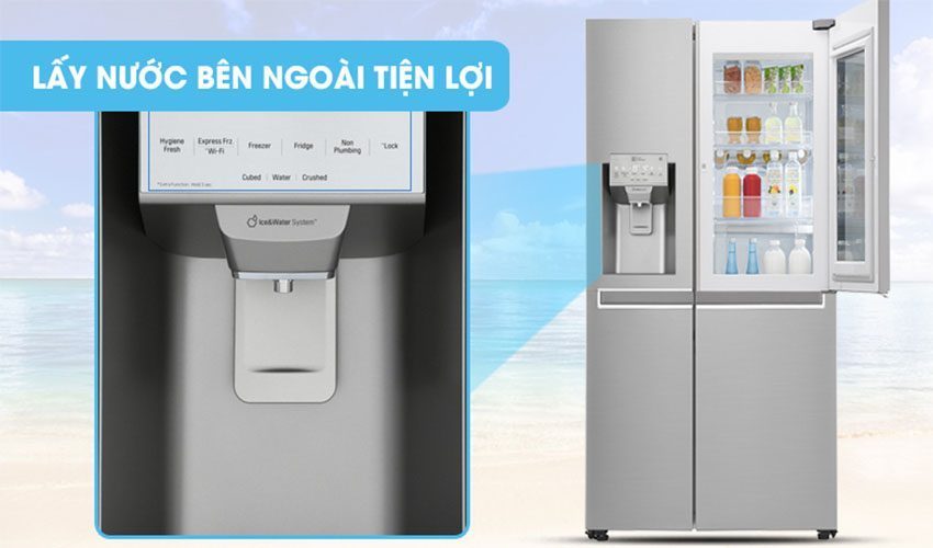 Tủ lạnh Inverter Instaview Door In Door LG GR-X247JS - Hàng chính hãng