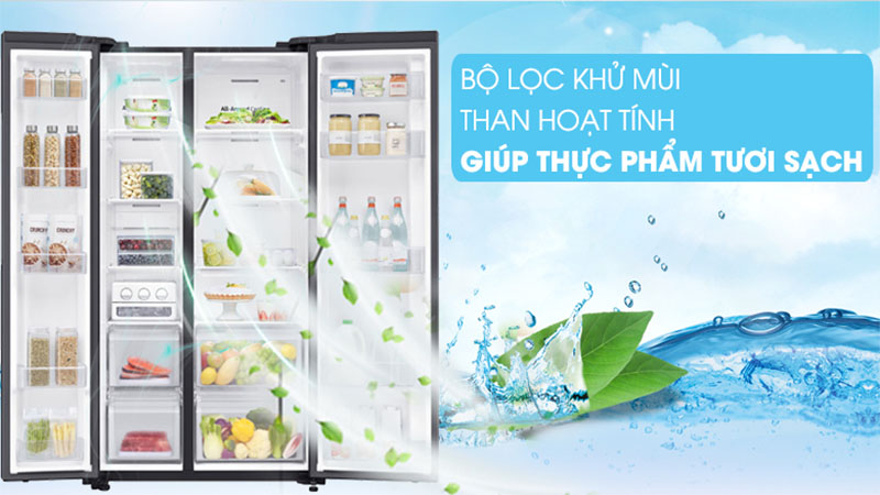 Tủ lạnh Inverter Samsung RS62R5001B4/SV - Hàng chính hãng