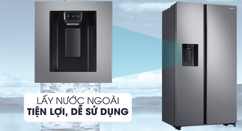 Tủ lạnh Inverter Samsung RS64R5101SL/SV - Hàng chính hãng