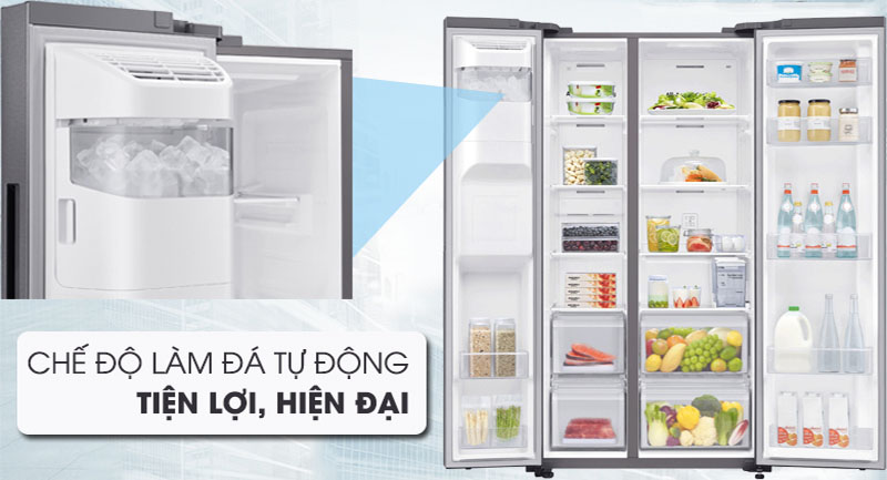 Tủ lạnh Inverter Samsung RS64R5101SL/SV - Hàng chính hãng