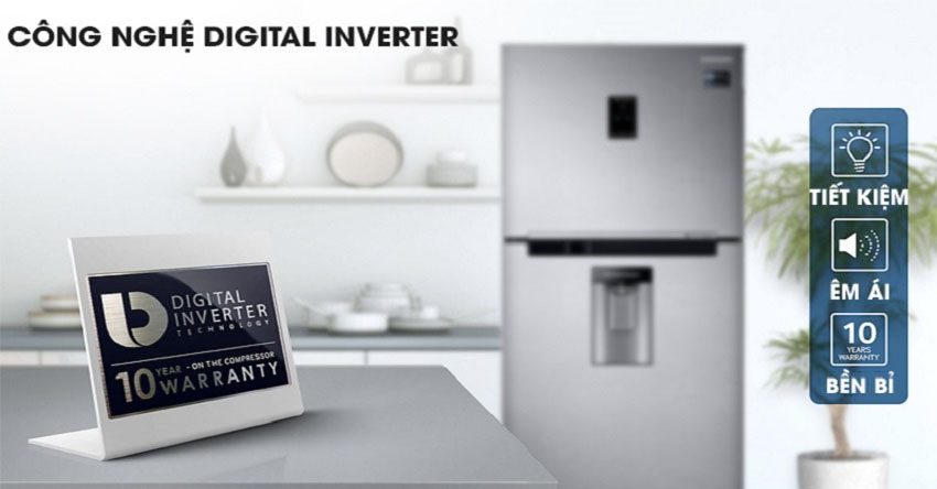 Tủ lạnh Inverter Samsung RT38K5982SL/SV - Hàng chính hãng
