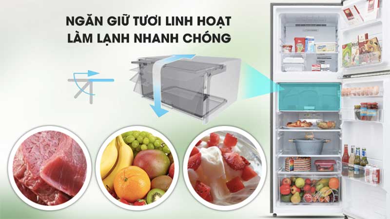 Tủ lạnh Inverter Sharp SJ-X316E-SL - Hàng chính hãng