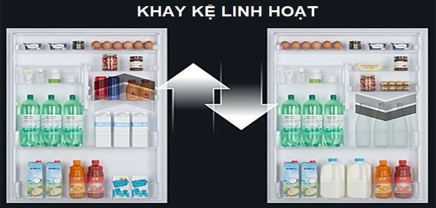 Tủ lạnh Inverter Toshiba GR-AG58VA-GG - Hàng chính hãng
