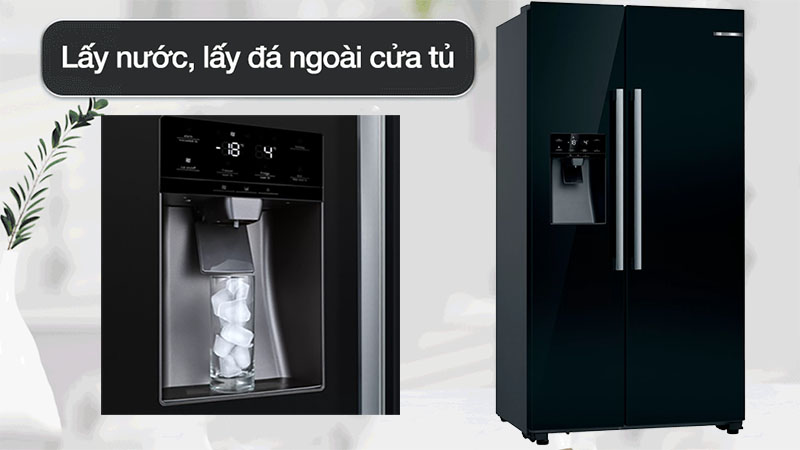 Tủ lạnh Side by Side Bosch KAD93VBFP - Hàng chính hãng