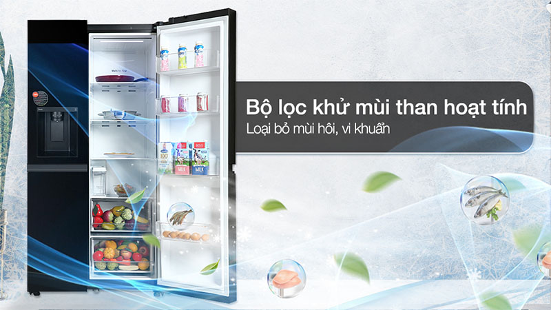 Tủ lạnh Side by side Inverter 635 lít LG GR-D257WB - Hàng chính hãng