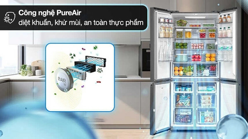 Tủ lạnh Toshiba inverter GR-RF675WI-PMV(06)-MG - Hàng chính hãng